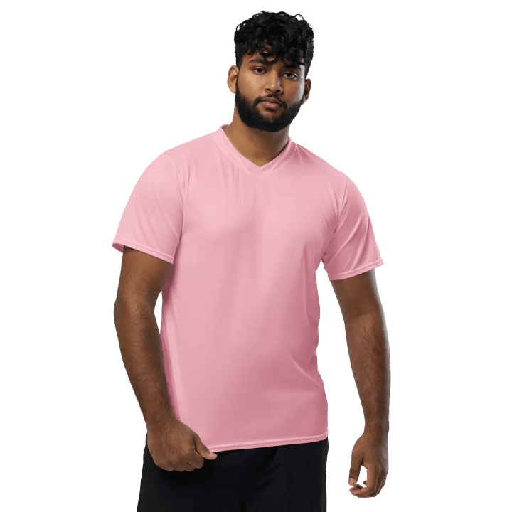 Unisex Pink Sports Jersey product image (1)