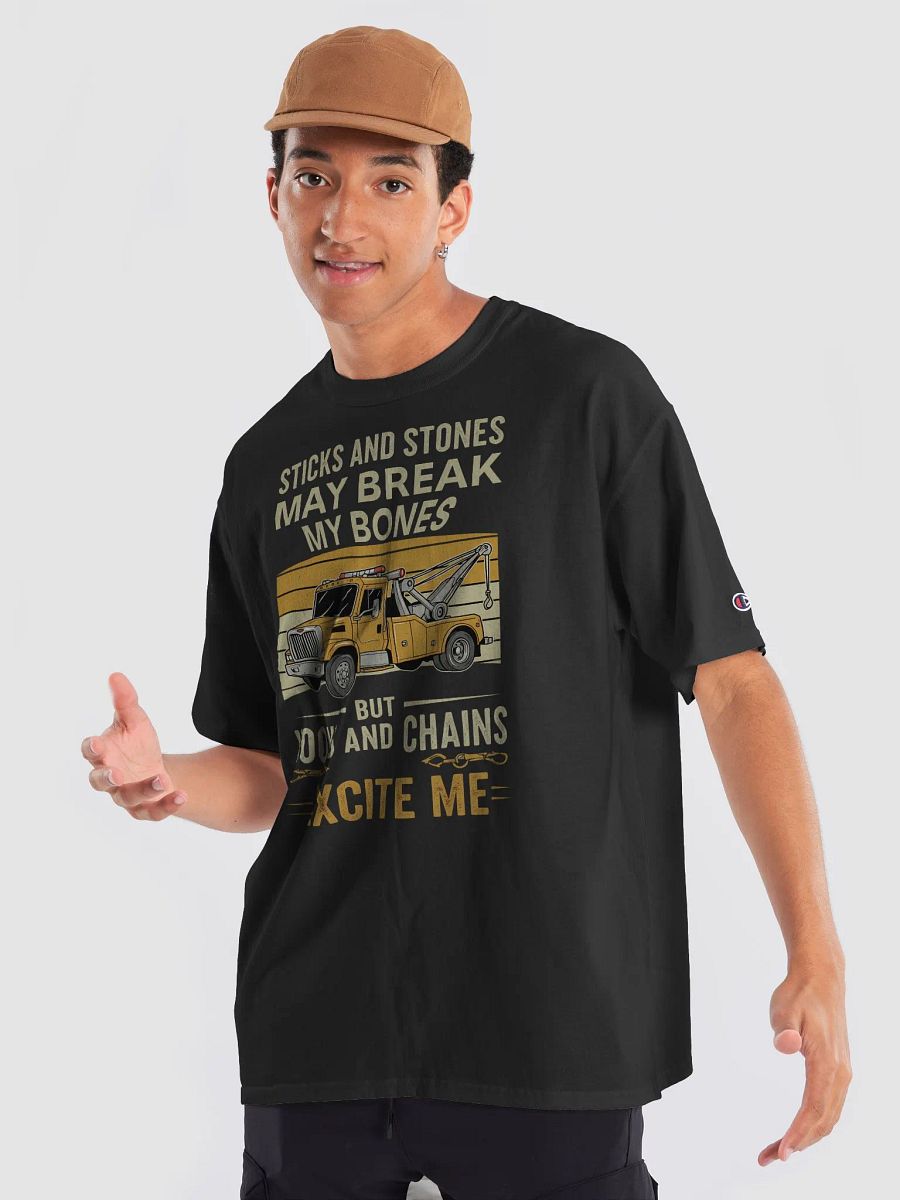 Funny Tow Truck T-Shirt – Hooks and Chains Excite Me – Tow Operator Gift product image (15)