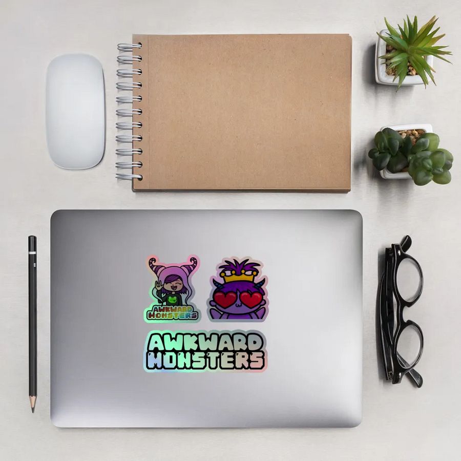 AwkwardMonsters Holo Stickers product image (9)
