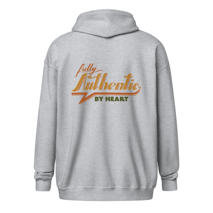Fully Authentic By Heart Zip Hoodie product image (5)
