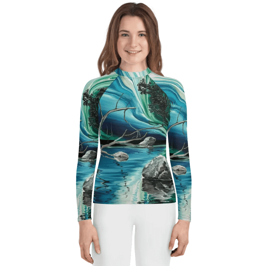 Magic Reflection, Unisex Rash Guard product image (1)