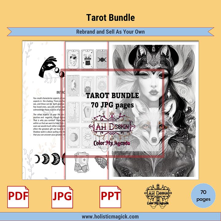 Tarot Workbook Journal and Spread Bundle product image (2)