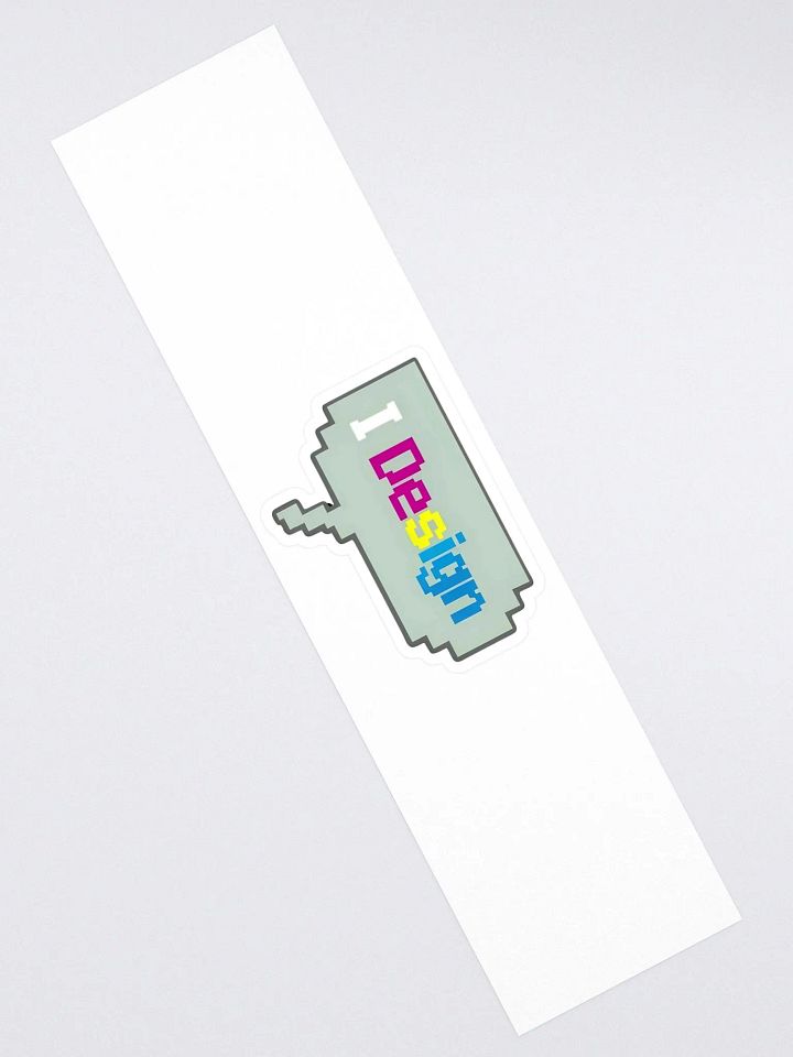 Pixelated Design Bubble Kiss Cut Stickers product image (2)