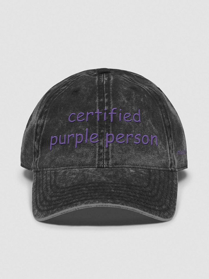 Certified Purple Person Dad Hat product image (1)