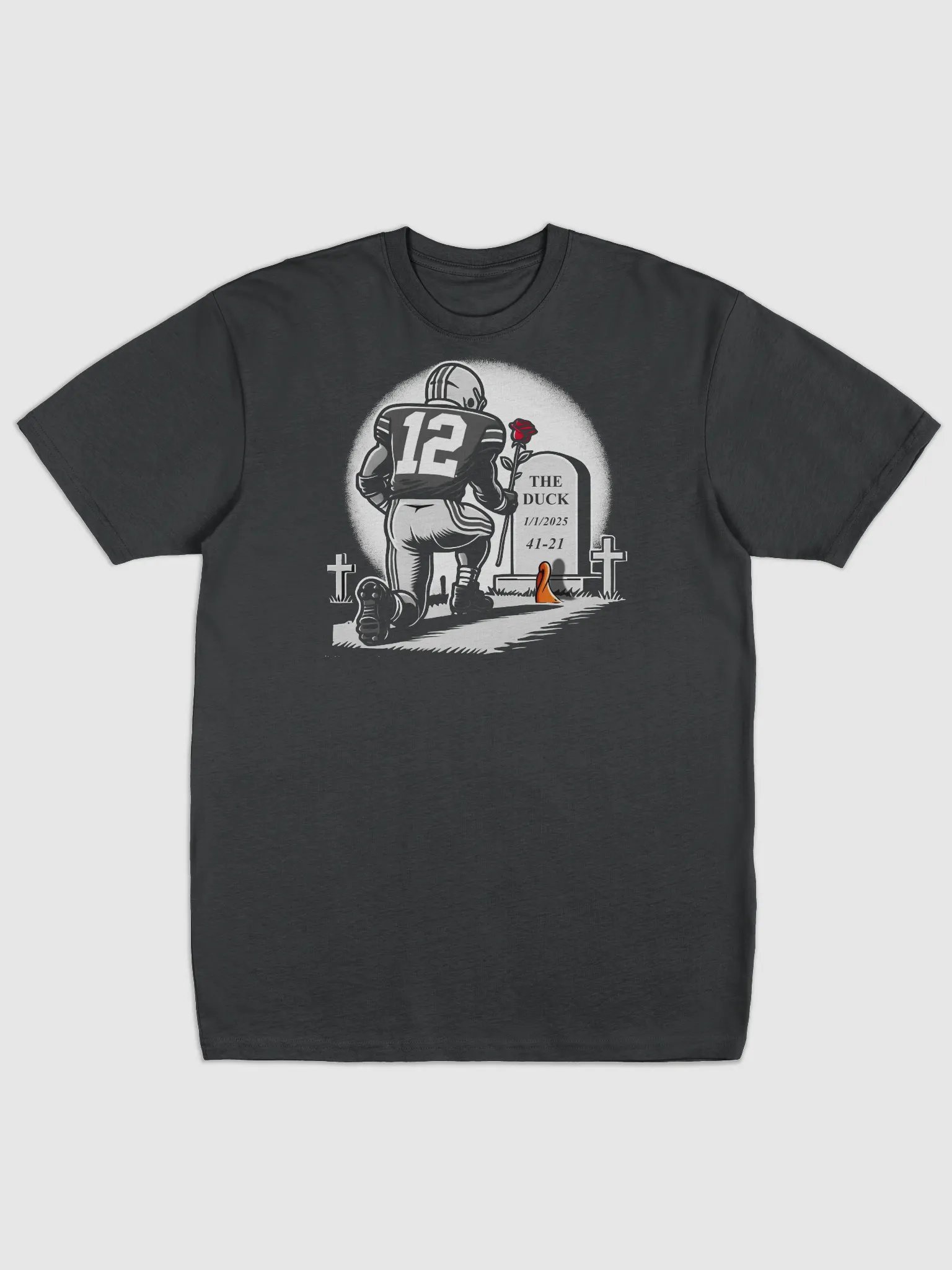 RIP Duck: Rose Bowl T-shirt (Black) product image (1)