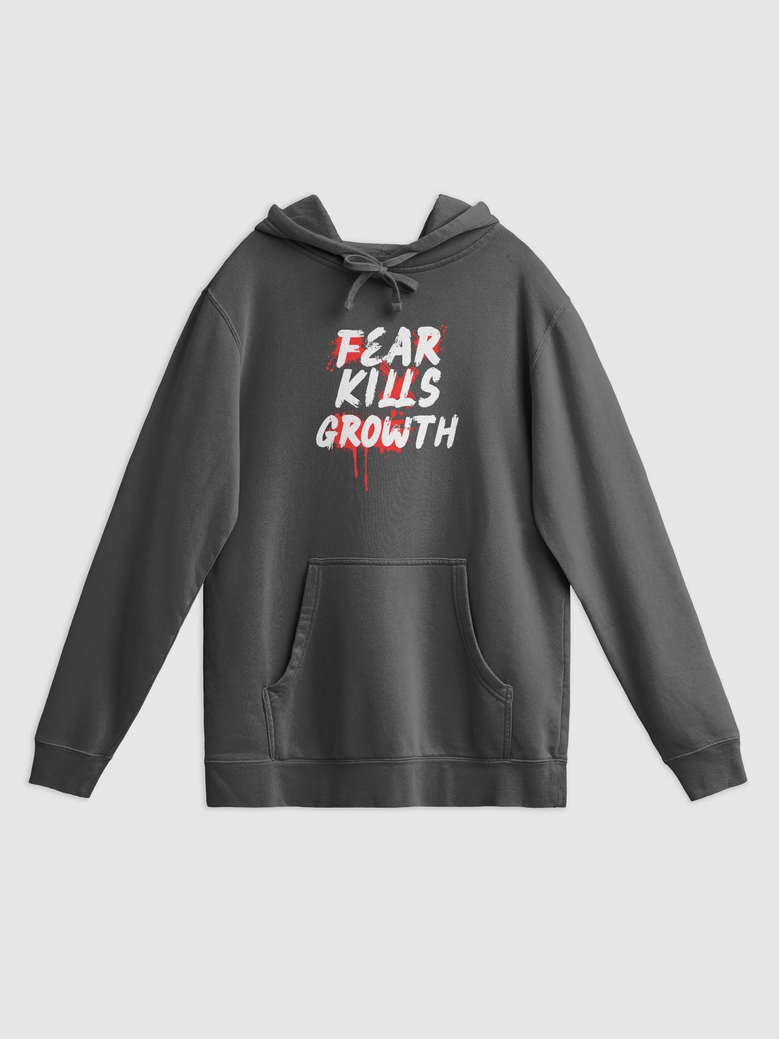 Fear Kills Growth Hoodie - Unisex Pigment Dyed product image (3)