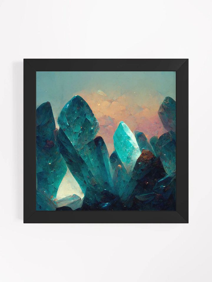 Vibrant Ayous Wood Framed Matte Poster product image (3)