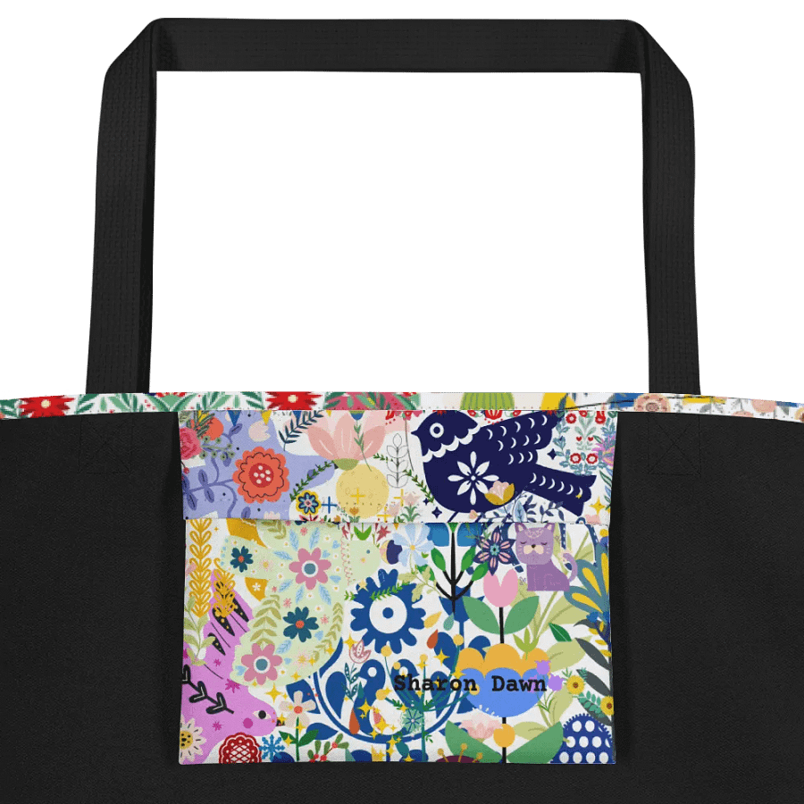Whimsical Garden Mosaic Tote product image (2)