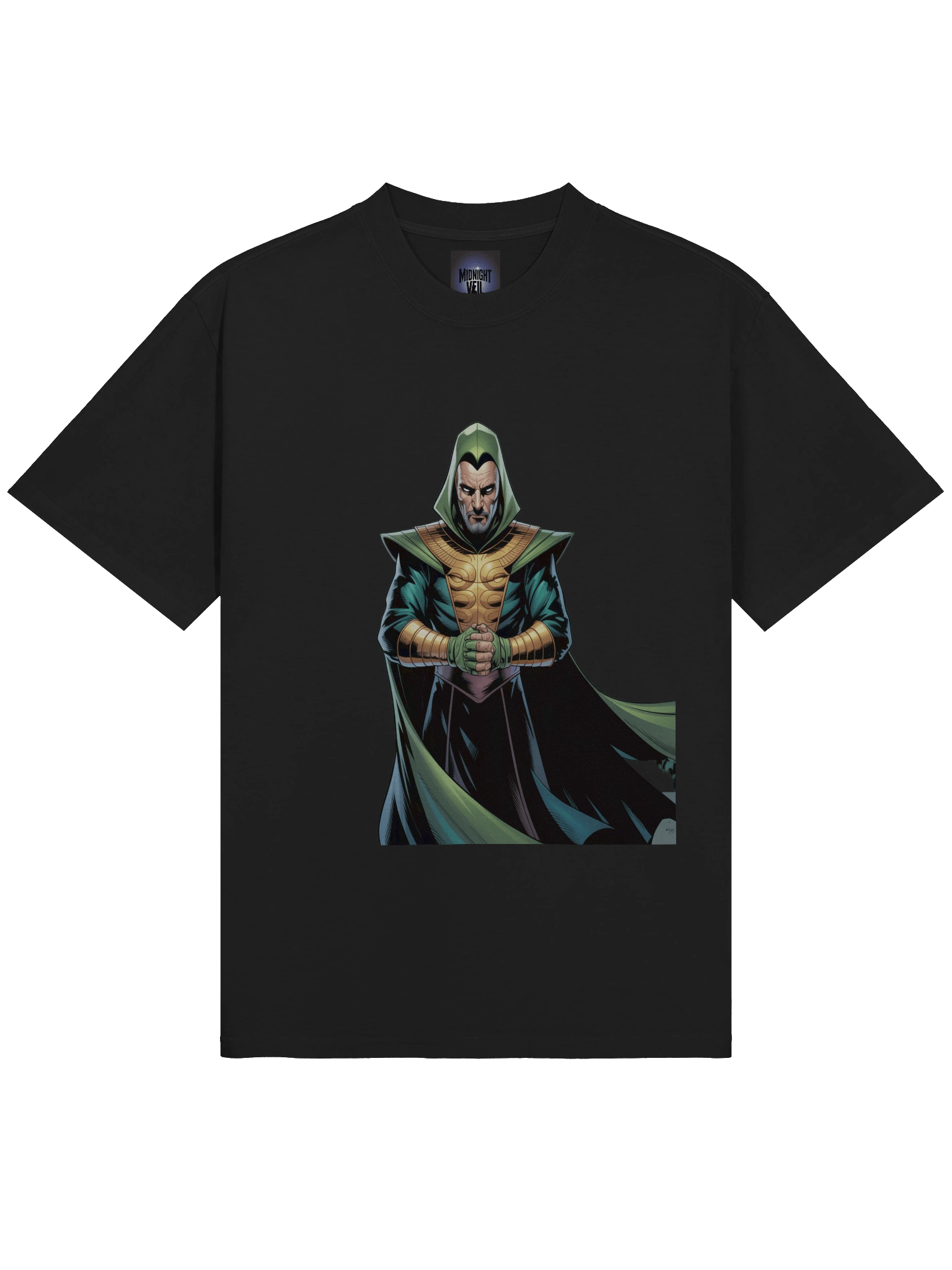 Demon's Dominion: Ra’s Al Ghul Inspired Oversized Faded T-Shirt product image (5)