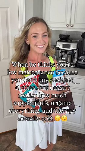 I don’t need a Chanel bag… I need magnesium, methylated B vitamins and a trauma-informed therapist.
It is what it is 🥰😅