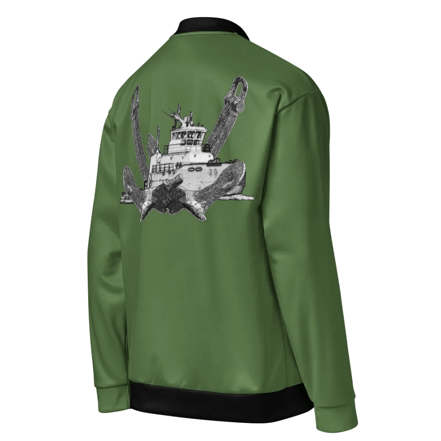 Twin Anchor Titan tug Green Bomber Jacket product image (4)