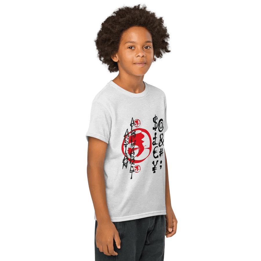 Kids T-Shirt Asian alphabet product image (4)
