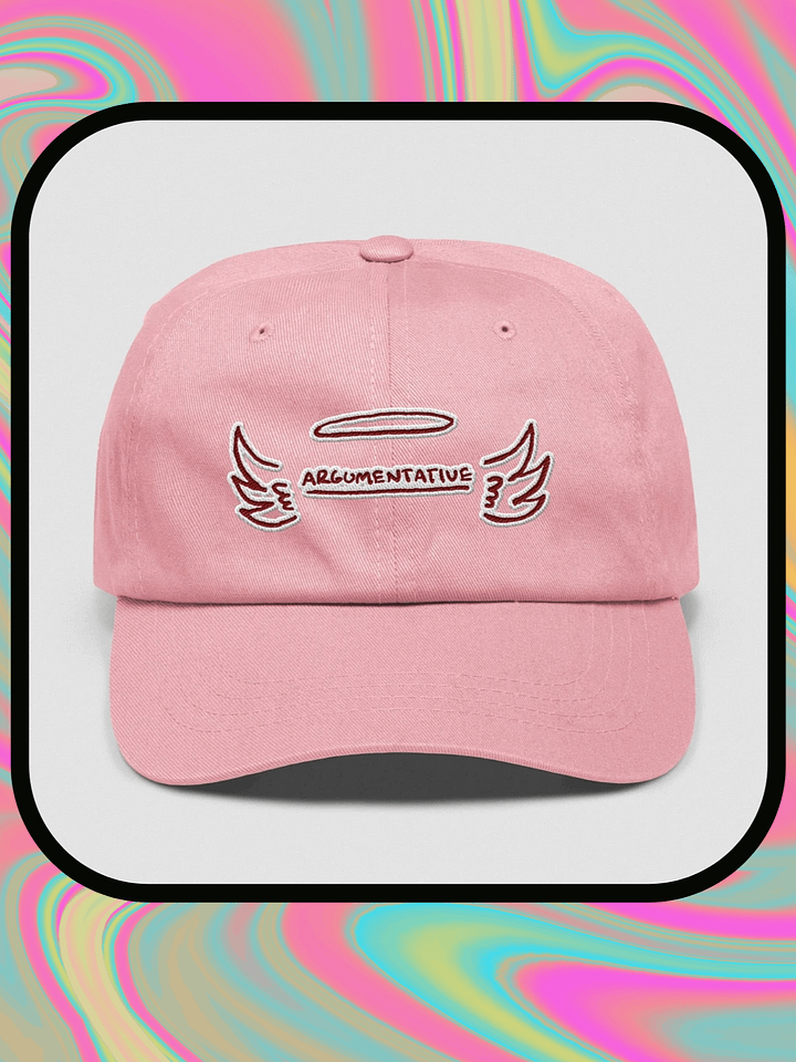 ANGELIC (maroon bubble design) classic dad hat product image (1)
