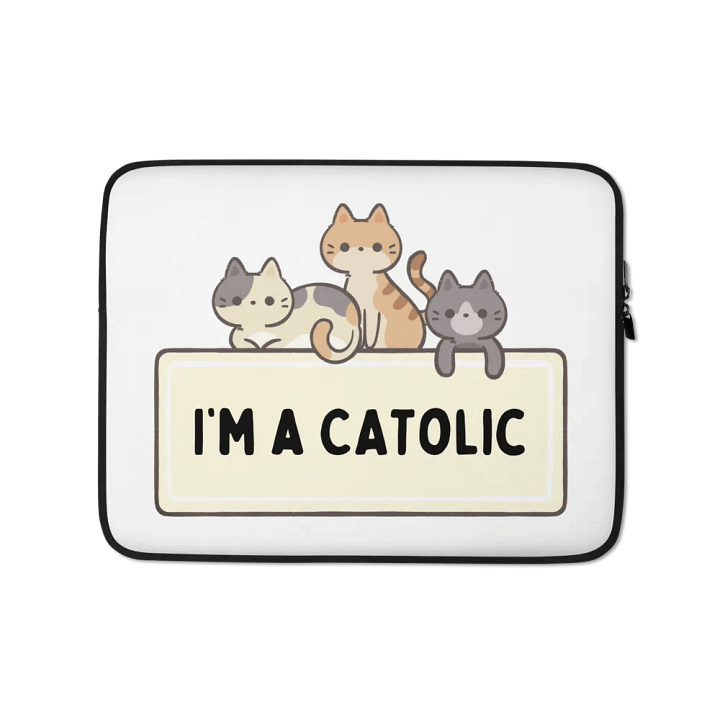 Purr-fectly Punny Laptop Sleeve product image (1)