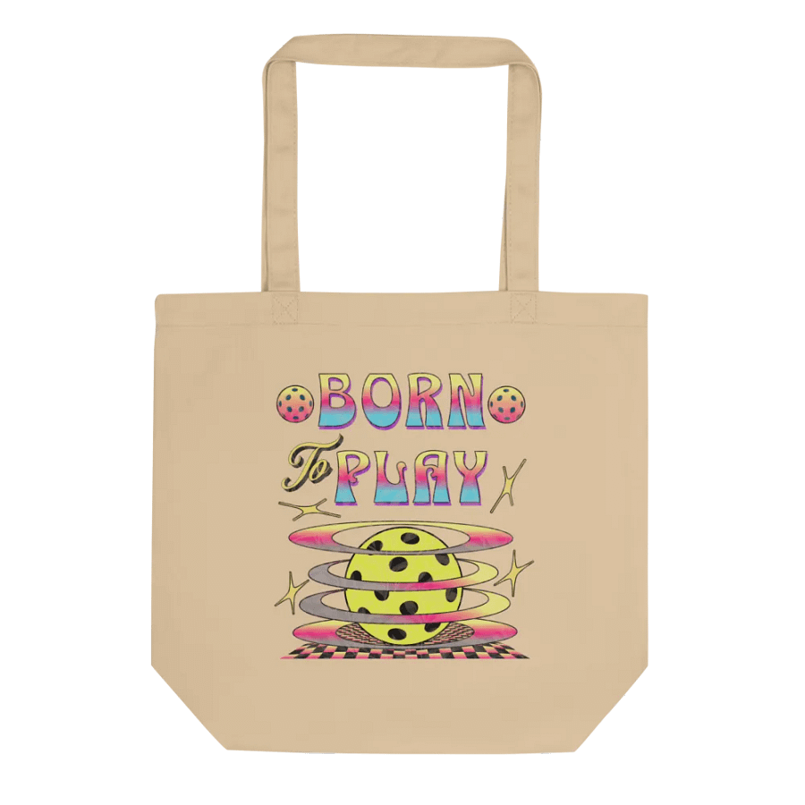 Born To Play Pickleball Playful Spin Tote Bag product image (1)
