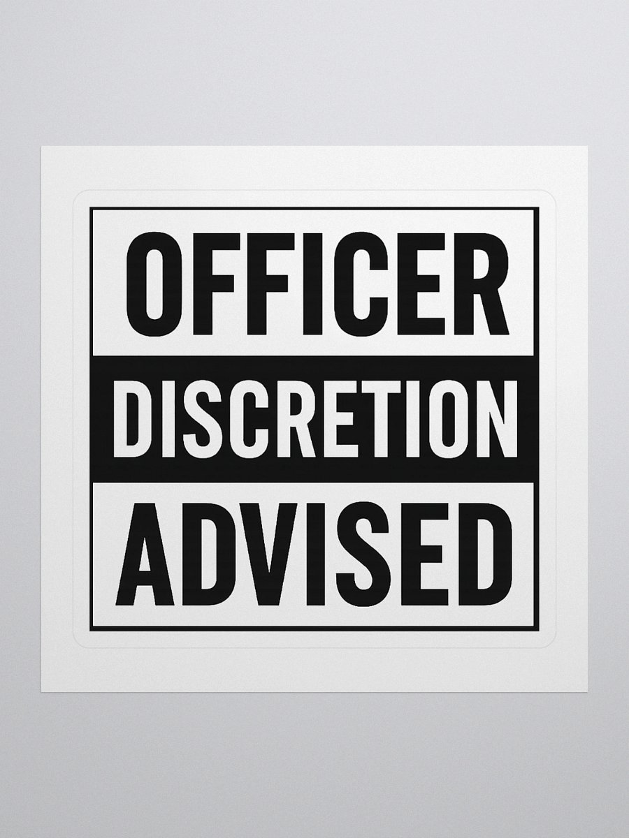 Undercover Warning Stickers product image (1)