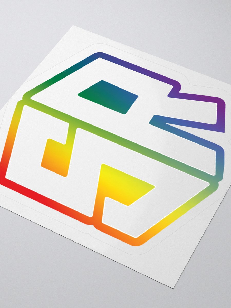 Rainbow Logo Sticker product image (7)