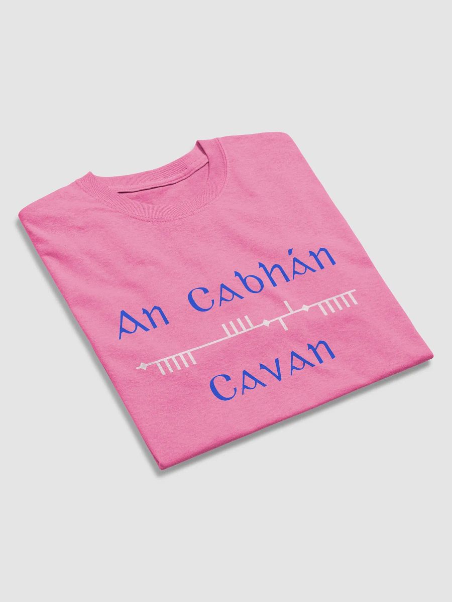 Cavan/An Cabhán Scholastic Style Ogham printed T-shirt product image (6)