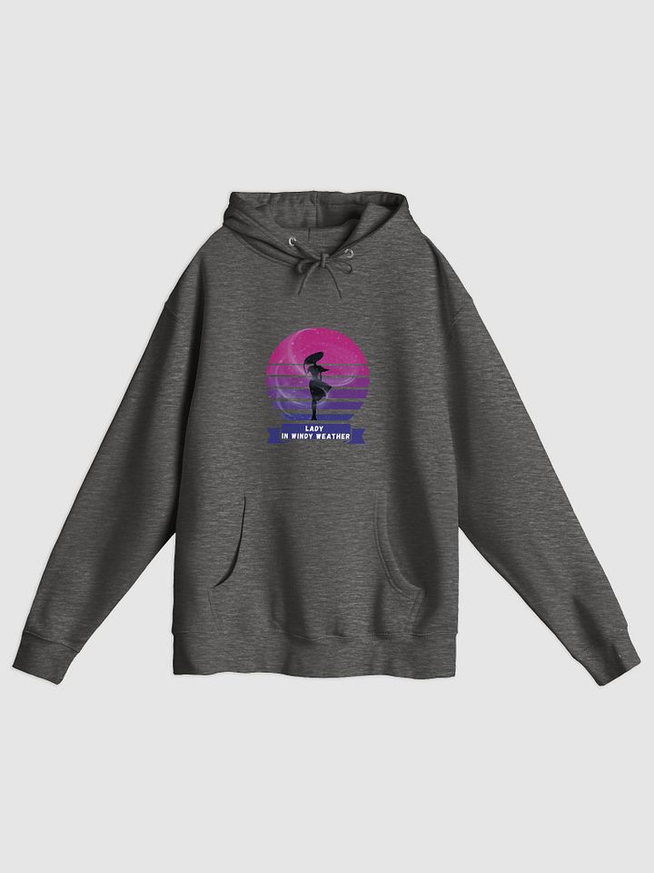 Lady in Windy Weather Hoodie product image (2)
