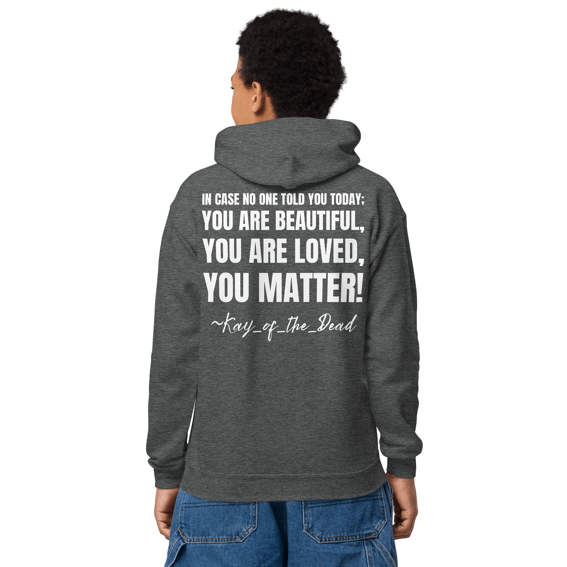 Oshi Mark Youth Hoodie product image (4)