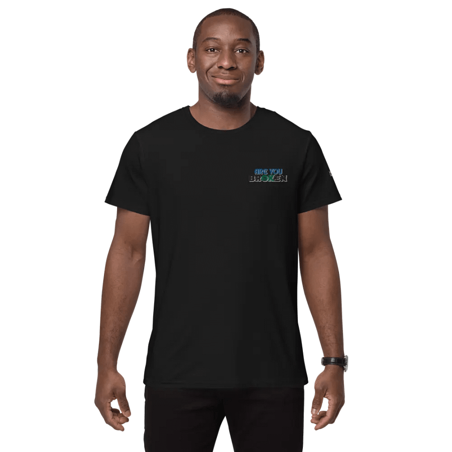 "Are You OK" LME Unisex Embroidered T-Shirt product image (7)