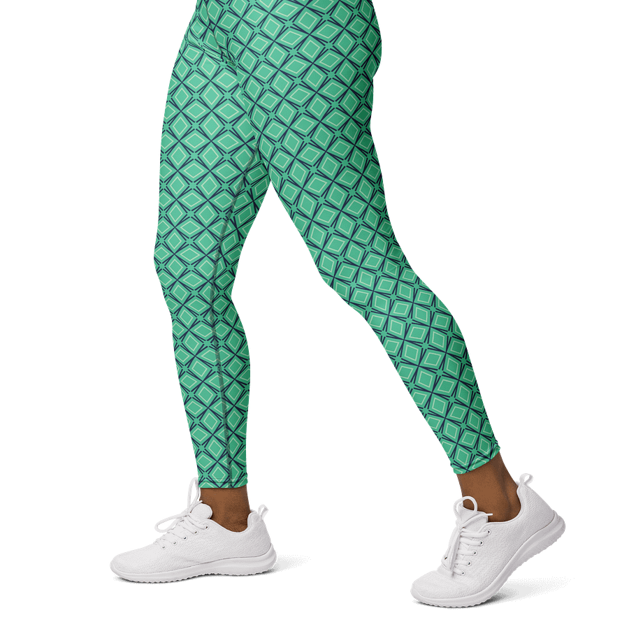 Geometric Illusion Print Yoga Leggings product image (3)