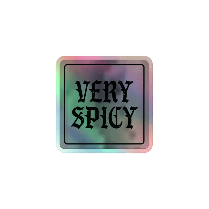 Very Spicy (Holographic Sticker Collection) product image (1)
