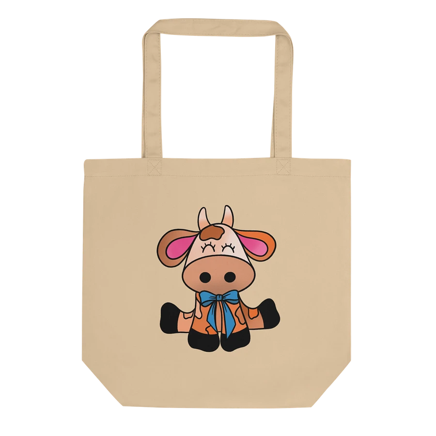 Orange Kawaii Cow Eco Tote Bag product image (3)