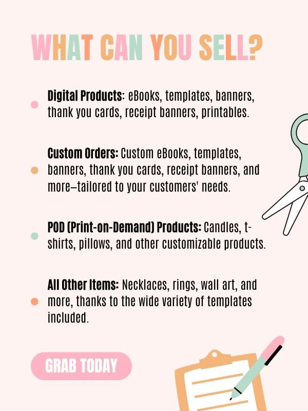 Whimsical MRR/PLR Etsy Product Images product image (8)