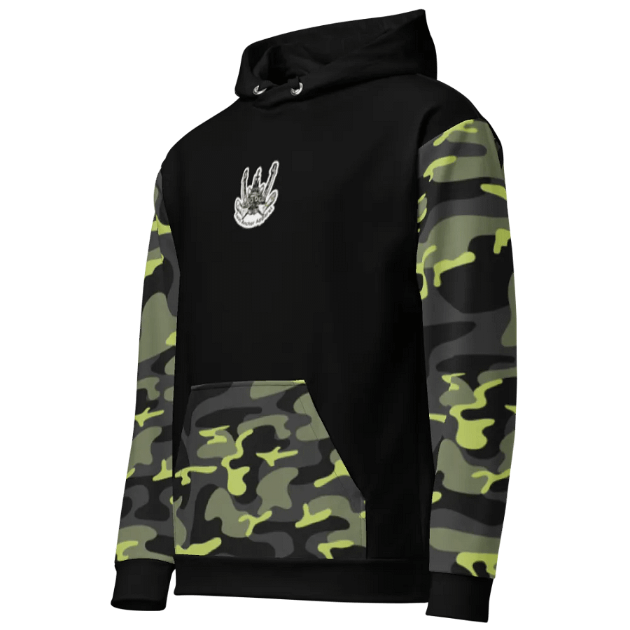 Camouflage & Black Foss tug Sketch Hoodie product image (5)