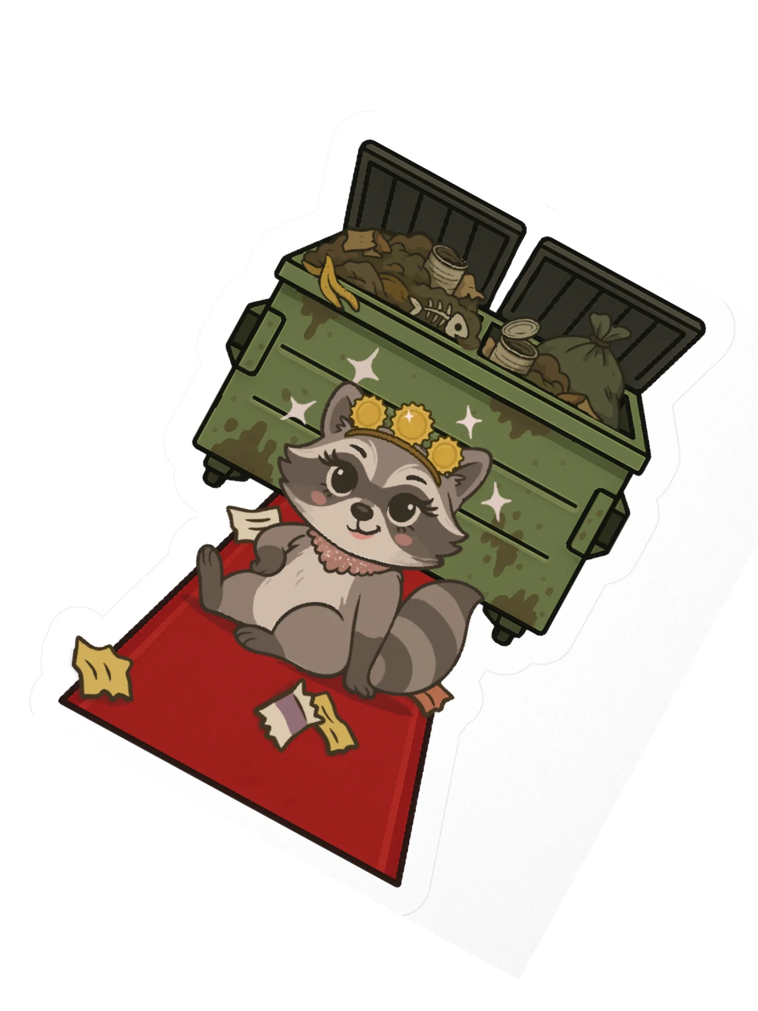 Dina the Dumpster Diva Sticker product image (2)