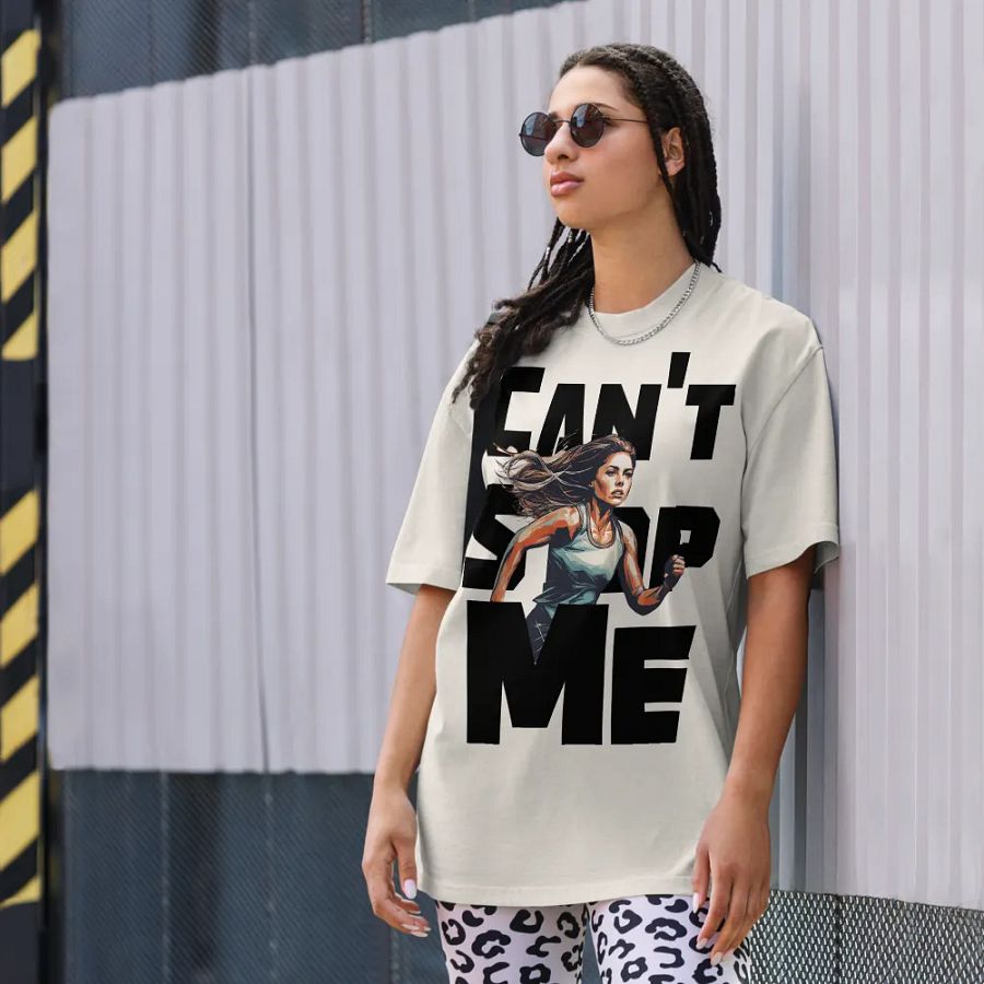 Can't stop me unisex faded t-shirt product image (1)
