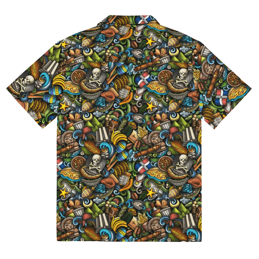 Nautical Skull Adventure Hawaiian Shirt product image (6)