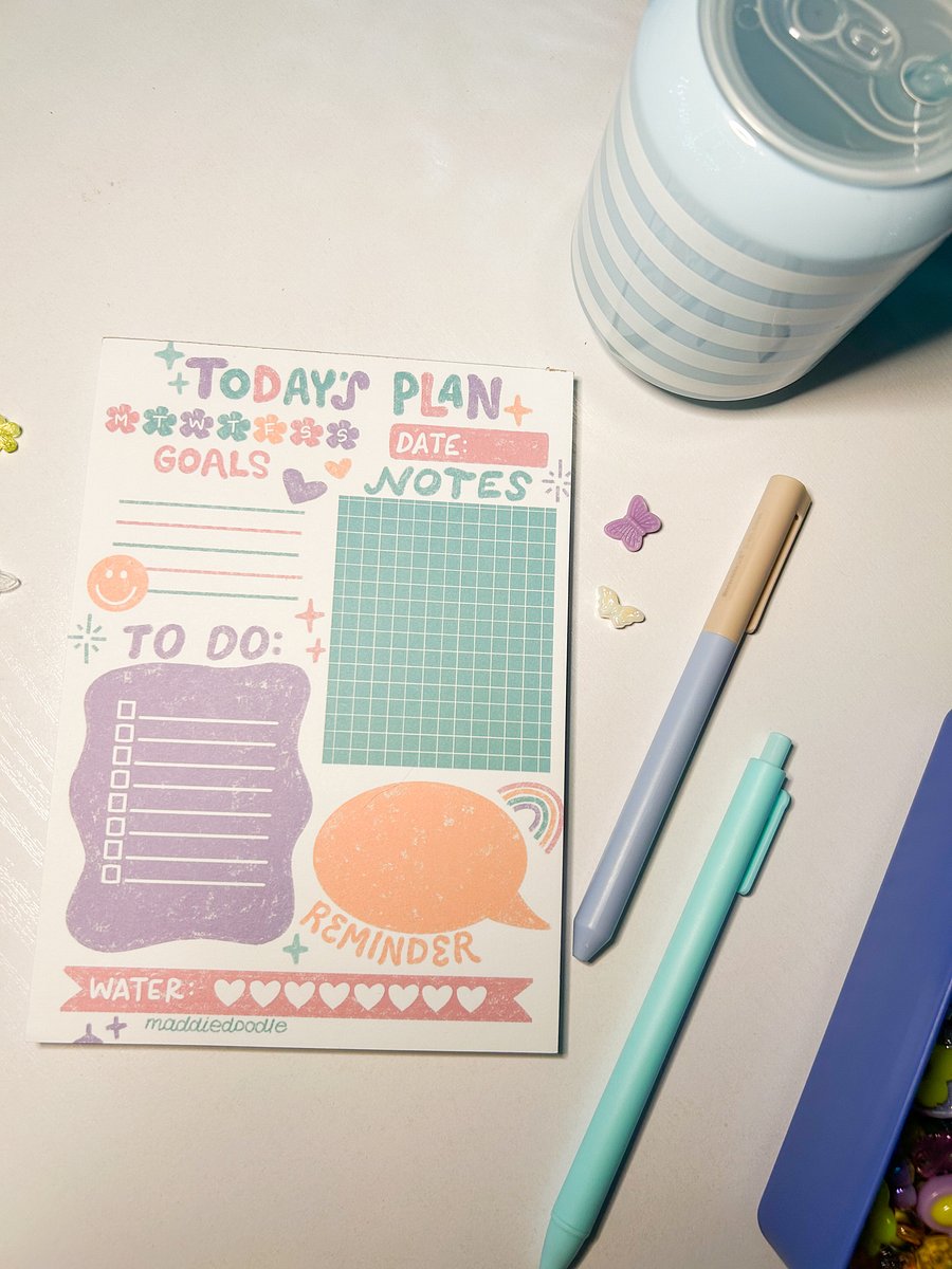 Cute Daily Planner Notepad product image (1)