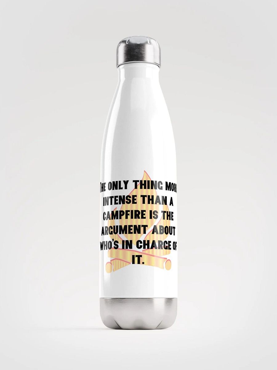 Campfire Message Stainless Steel Water Bottle product image (1)