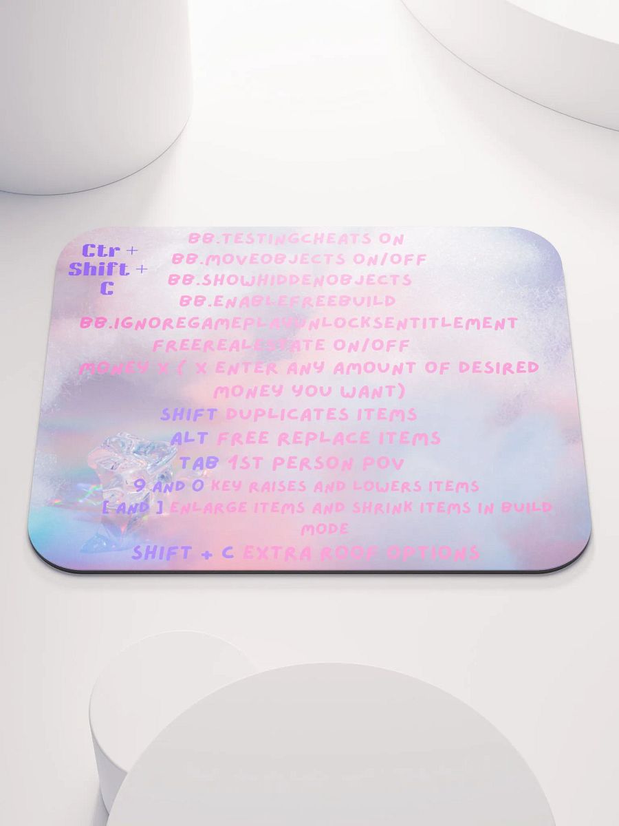 The sims 4 Cheat Code Mouse Pad product image (2)