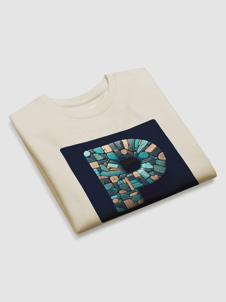 American Classic Cotton Sweatshirt | AI Design initial P product image (3)