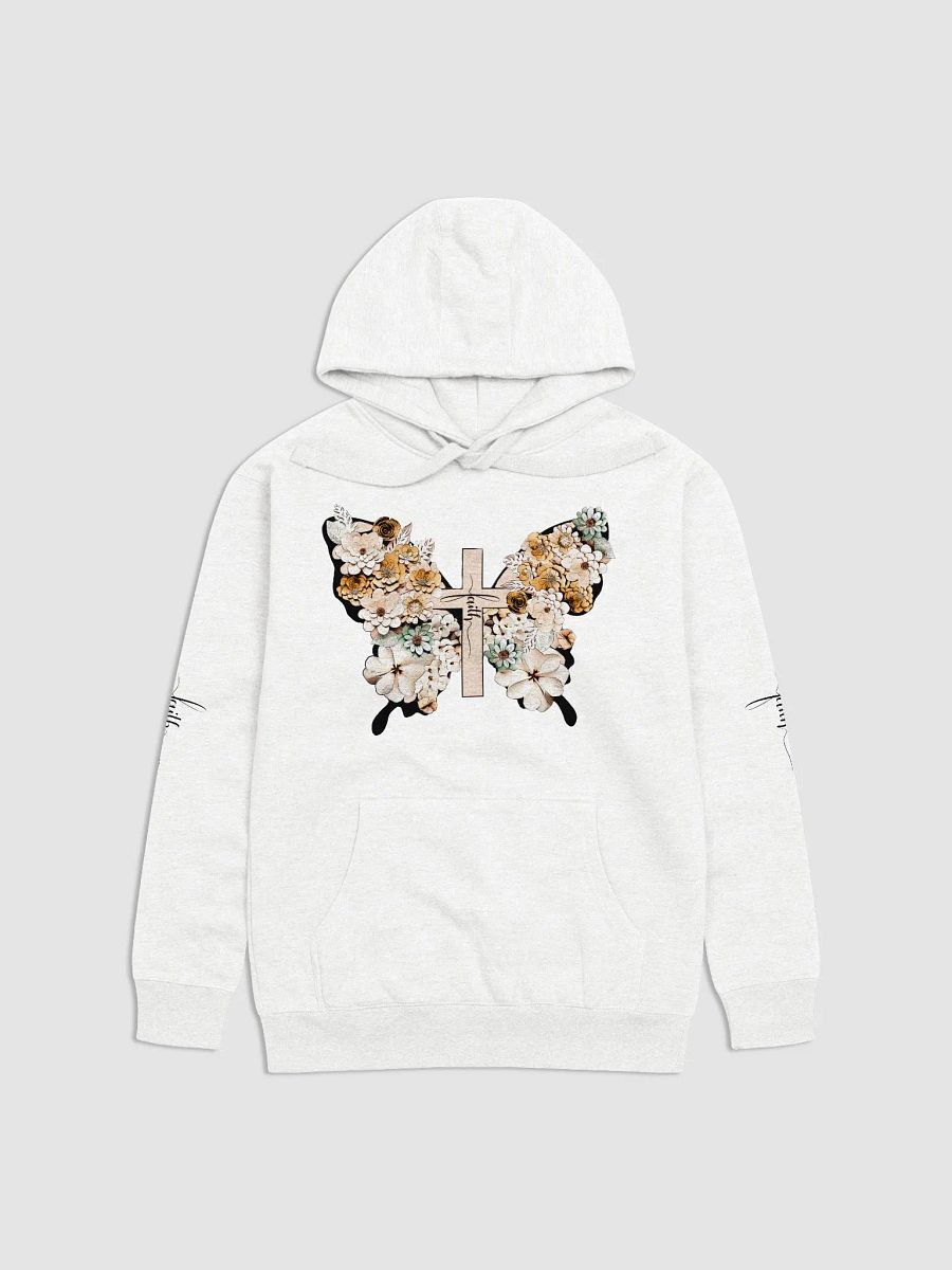 Faith and a Butterfly Cotton Unisex Hoodie product image (2)