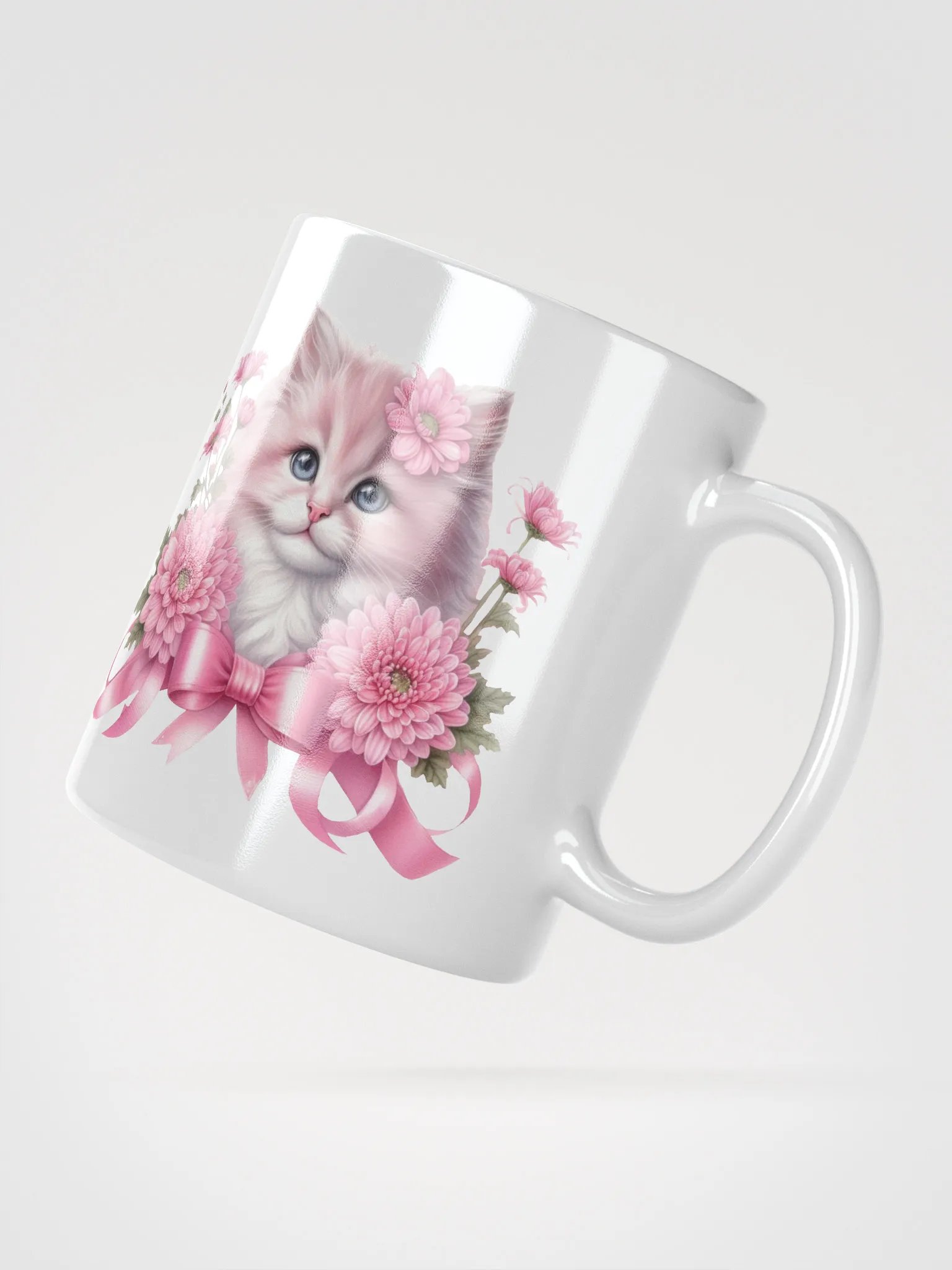 Pink Cat Mug product image (6)