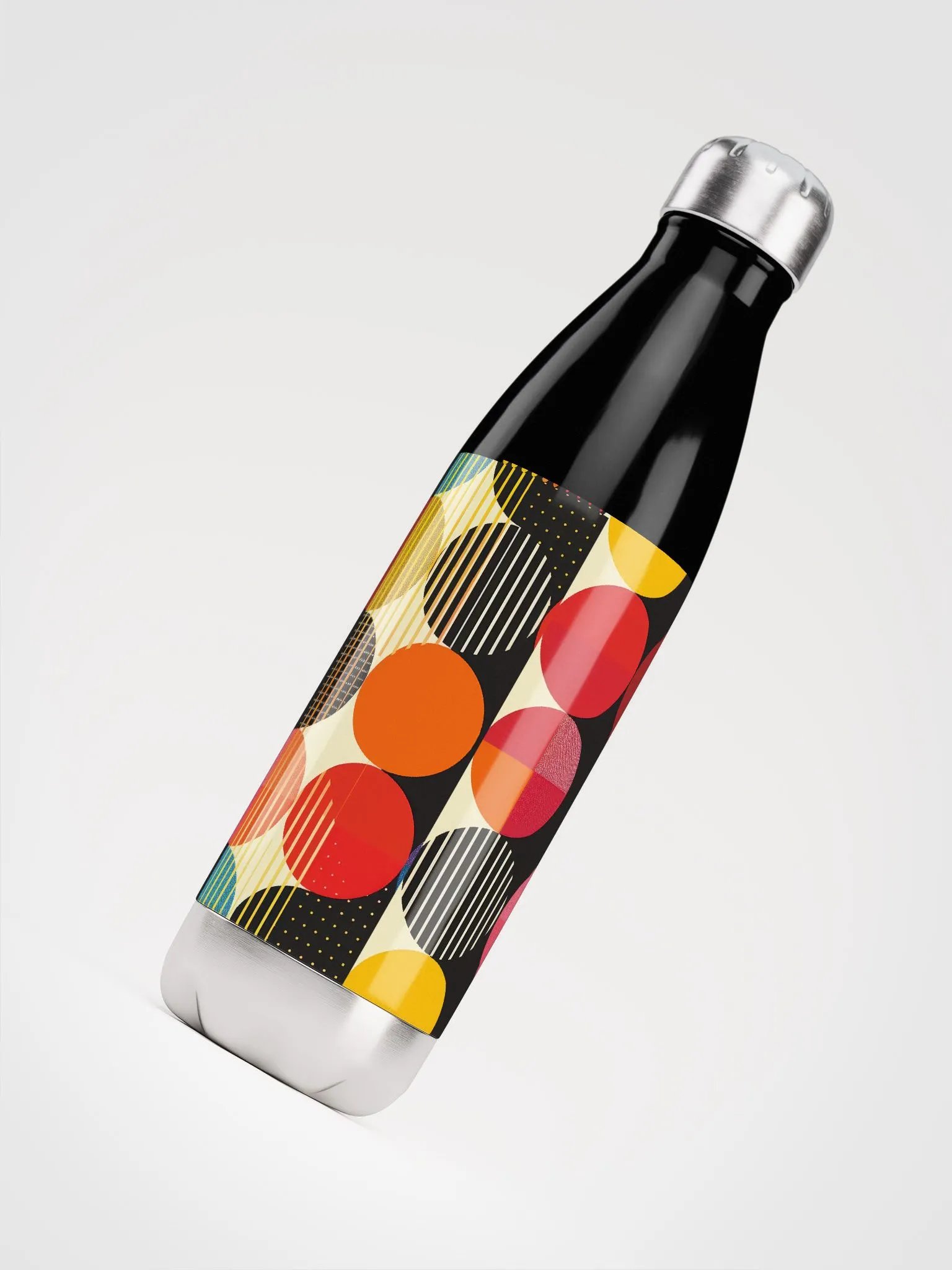 Mid-Century Circles - Stainless Steel Water Bottle product image (7)