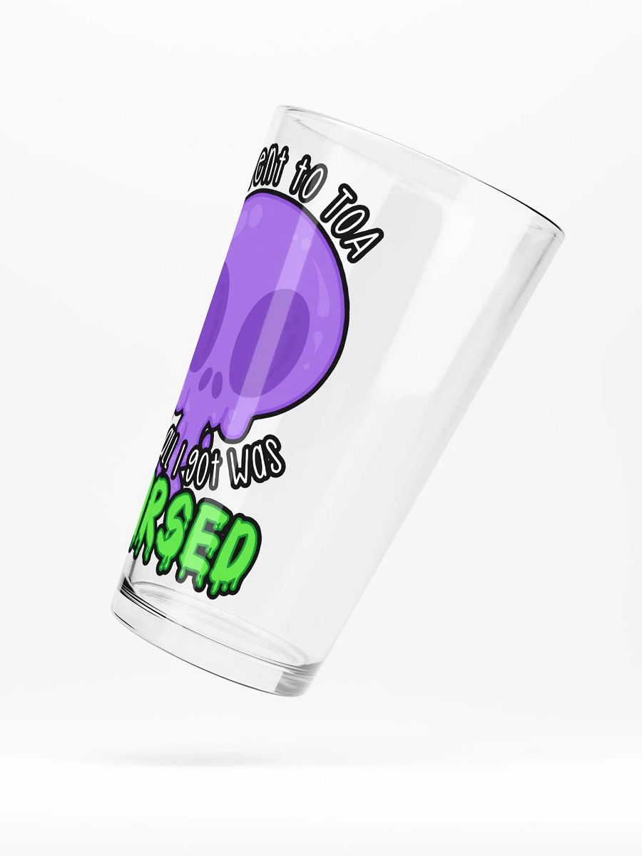 All I Got Was Cursed - Warlock - Pint Glass product image (5)