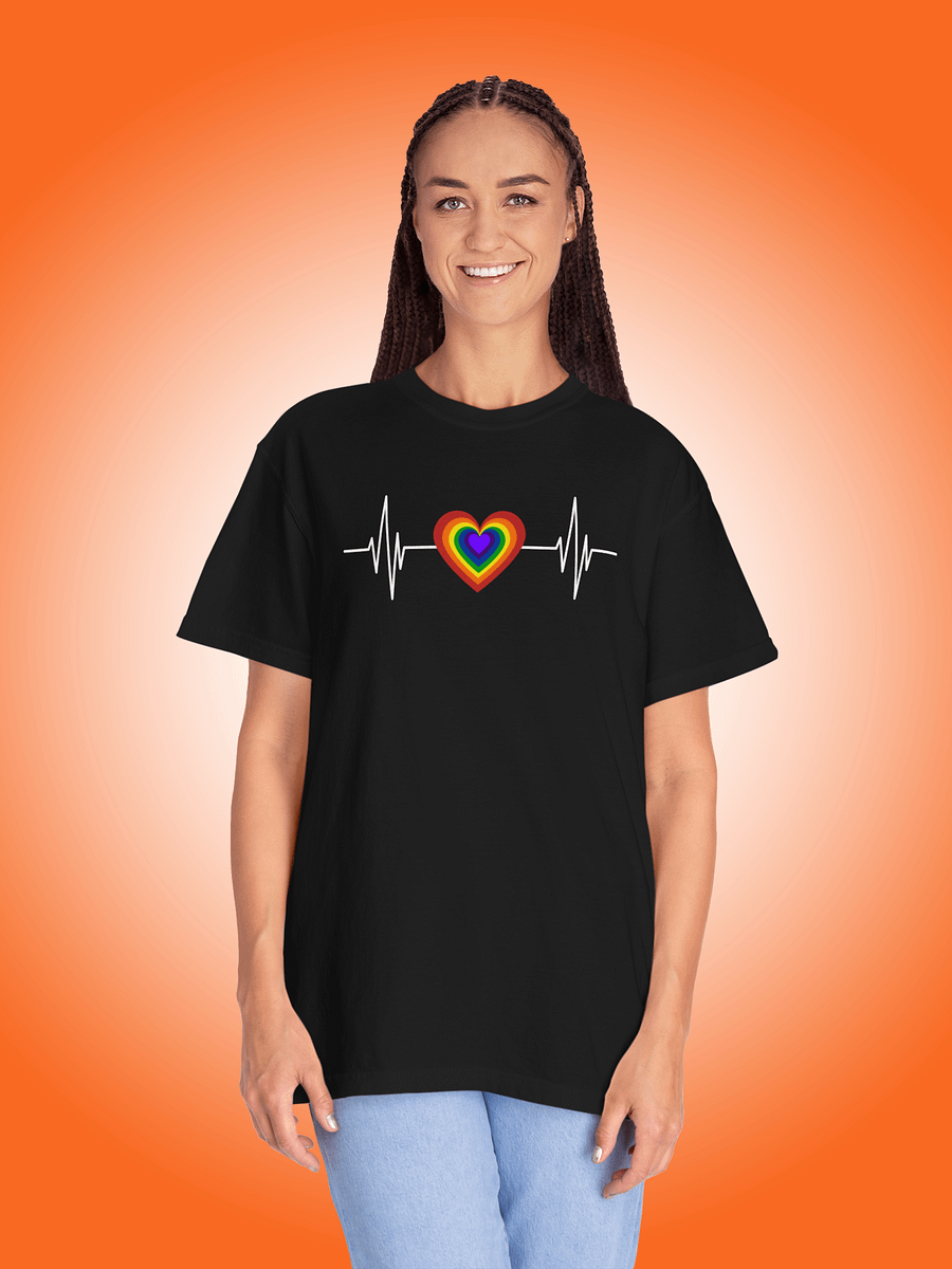 Pride Rainbow Heart Heartbeat product image (1)