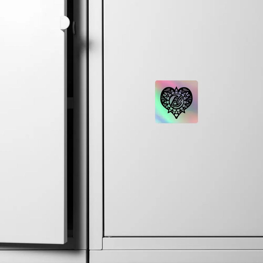 Holographic EC Heart Sticker product image (6)