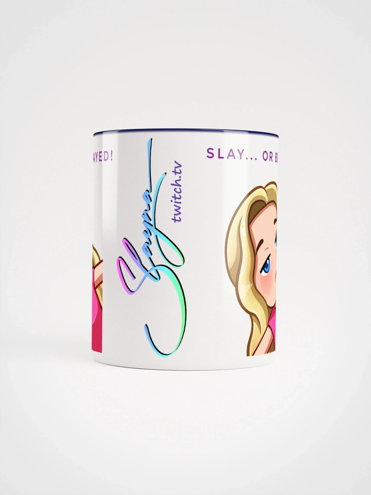 SLAYNA "Done" 2-Tone 11 oz Mug product image (2)