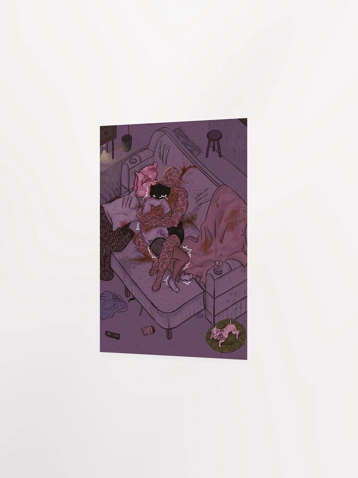he had a nightmare :( ☆ Art Print product image (2)