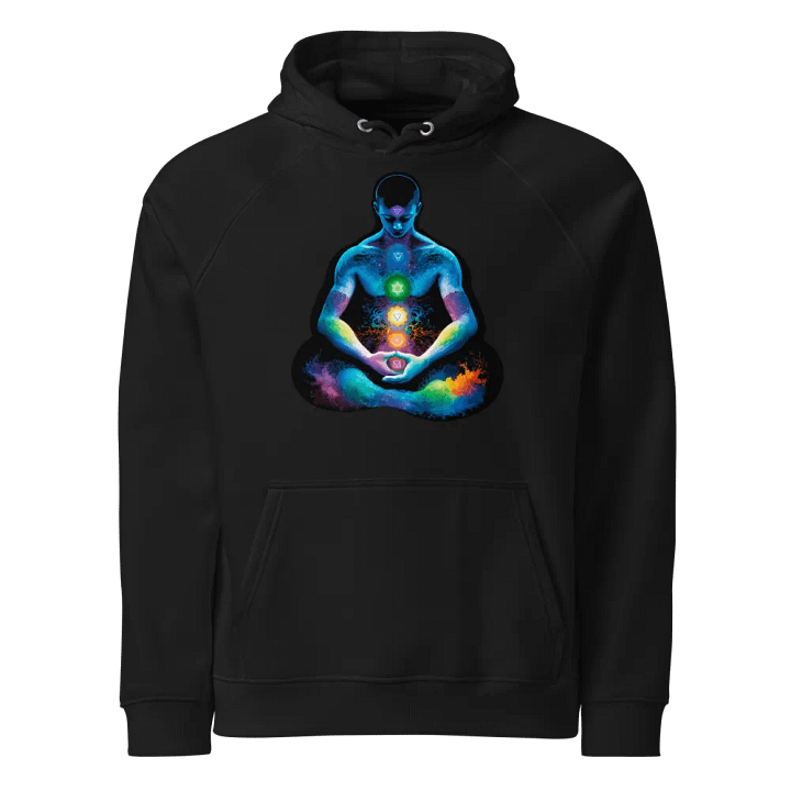 [Meditation] - Unisex Eco Raglan Hoodie product image (1)