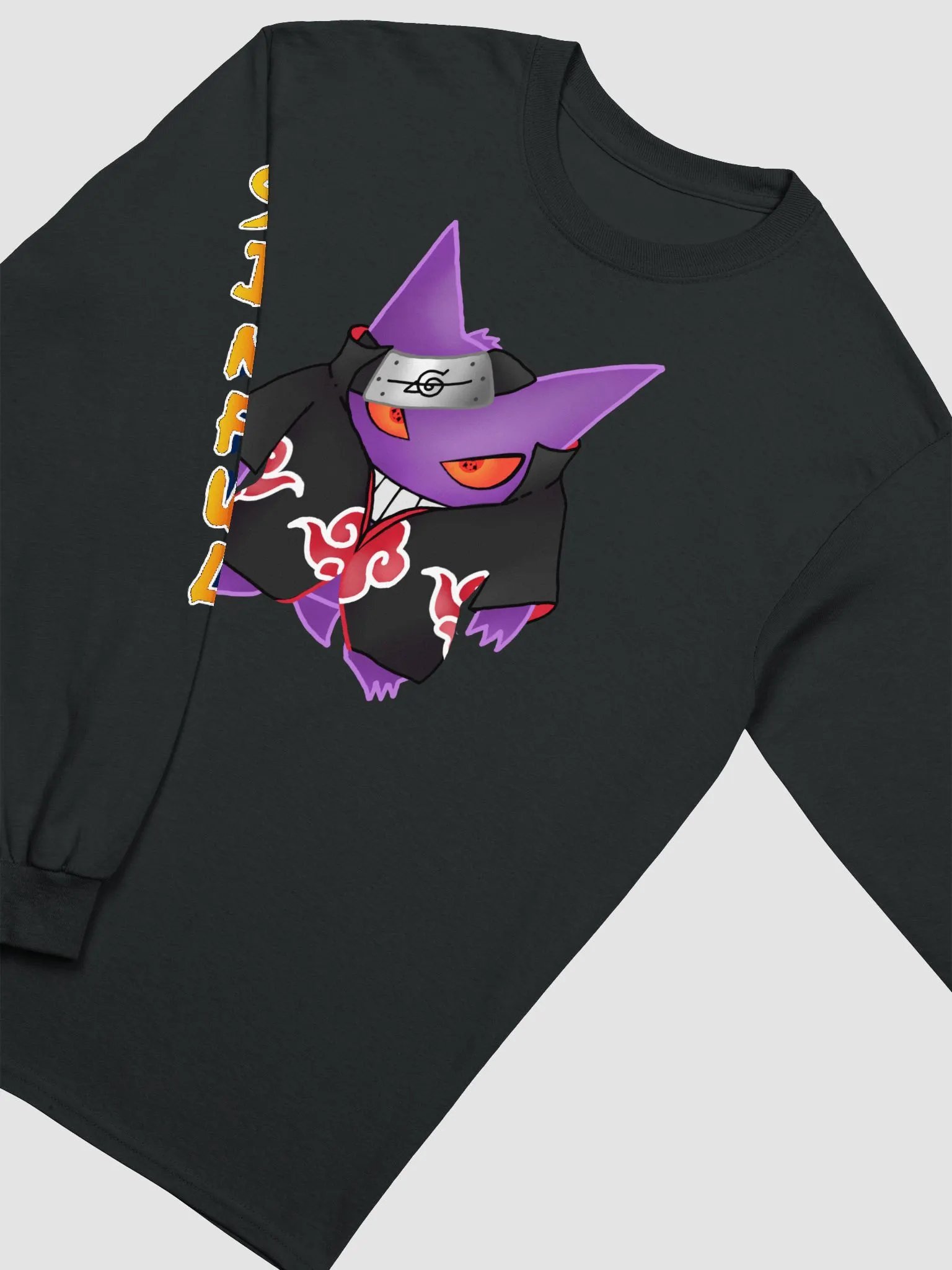 Gengar X Itachi Gildan Ultra Cotton Long Sleeve T-Shirt product image (3)