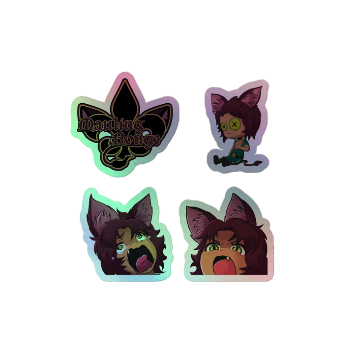 Mauling Rouge Holofoil Sticker Pack 1 product image (2)