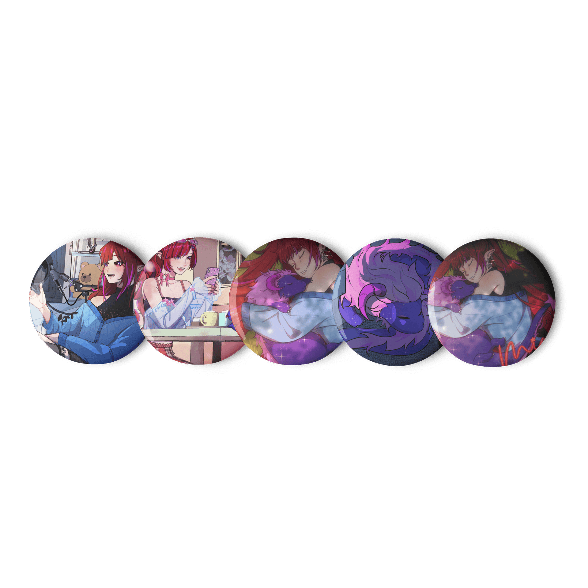 Shurui Mio - Pin Buttons Set product image (1)