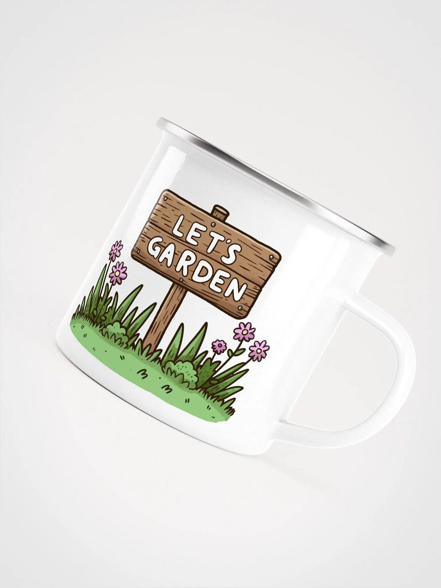Let's Garden! Enamel Mug product image (5)